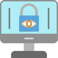 Internet Privacy Concerns Vector Icon Design
