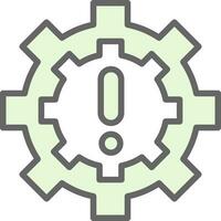Operational Disruption Vector Icon Design