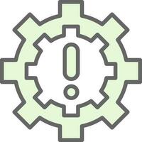 Operational Disruption Vector Icon Design