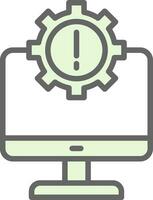 IT System Failures Vector Icon Design