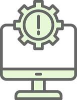 IT System Failures Vector Icon Design