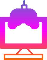 Monitor Vector Icon Design