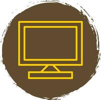 Monitor Screen Vector Icon Design