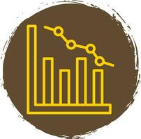 Economic Downturn Vector Icon Design