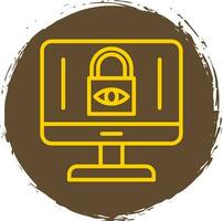 Internet Privacy Concerns Vector Icon Design