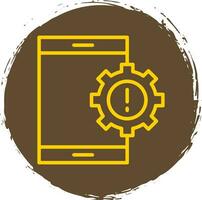 Mobile App Vulnerabilities Vector Icon Design
