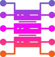 Organizational Structure Vector Icon Design