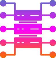 Organizational Structure Vector Icon Design