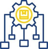 Supply Chain Management Vector Icon Design