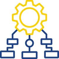 Process Mapping Vector Icon Design