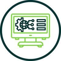 Digital Transformation Vector Icon Design
