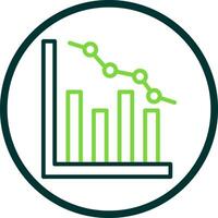 Economic Downturn Vector Icon Design