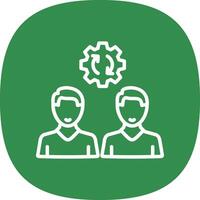 Change Management Vector Icon Design