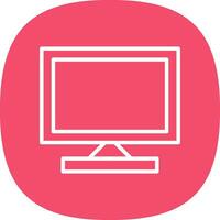 Monitor Screen Vector Icon Design