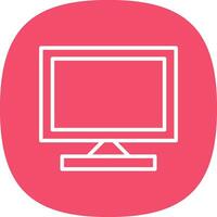 Monitor Screen Vector Icon Design