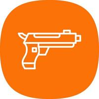 diseño de icono de vector de pistola