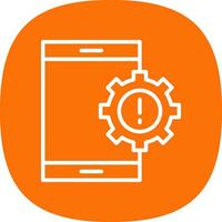 Mobile App Vulnerabilities Vector Icon Design