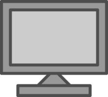 Monitor Screen Vector Icon Design