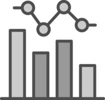 Fluctuating Demand Vector Icon Design