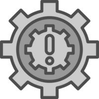 Automation Disruption Vector Icon Design