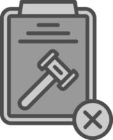 Regulatory Non Compliance Vector Icon Design