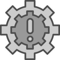 Operational Disruption Vector Icon Design
