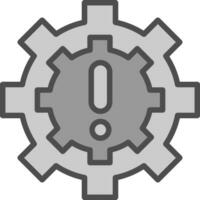 Operational Disruption Vector Icon Design