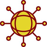 Network User Vector Icon Design