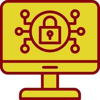 Online Security Risks Vector Icon Design