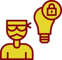 Intellectual Property Theft Vector Icon Design