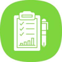Performance Evaluation Vector Icon Design