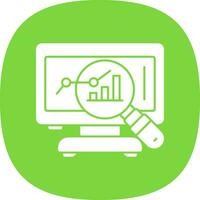 Market Analysis Vector Icon Design