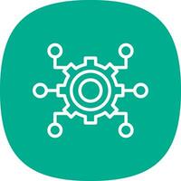 Digital Transformation Vector Icon Design