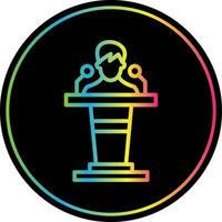 Podium Vector Icon Design