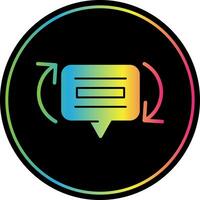 Feedback Loops Vector Icon Design