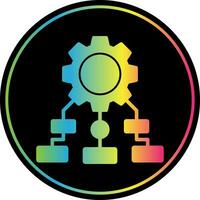 Process Mapping Vector Icon Design