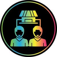 Market Segmentation Vector Icon Design