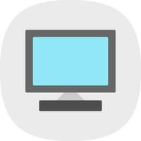 Monitor Screen Vector Icon Design