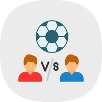 jugador versus jugador vector icono diseño