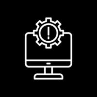 IT System Failures Vector Icon Design