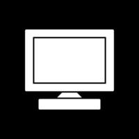 Monitor Screen Vector Icon Design