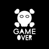 Game Over Vector Icon Design