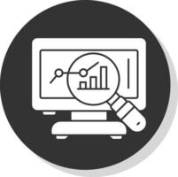 Market Analysis Vector Icon Design