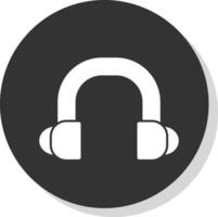 diseño de icono de vector de auriculares