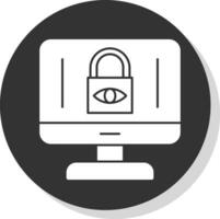 Internet Privacy Concerns Vector Icon Design
