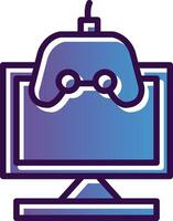 Monitor Vector Icon Design