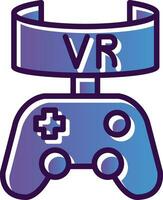Vr Game Vector Icon Design