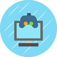 Monitor Vector Icon Design