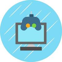 diseño de icono de vector de monitor