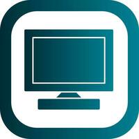 Monitor Screen Vector Icon Design